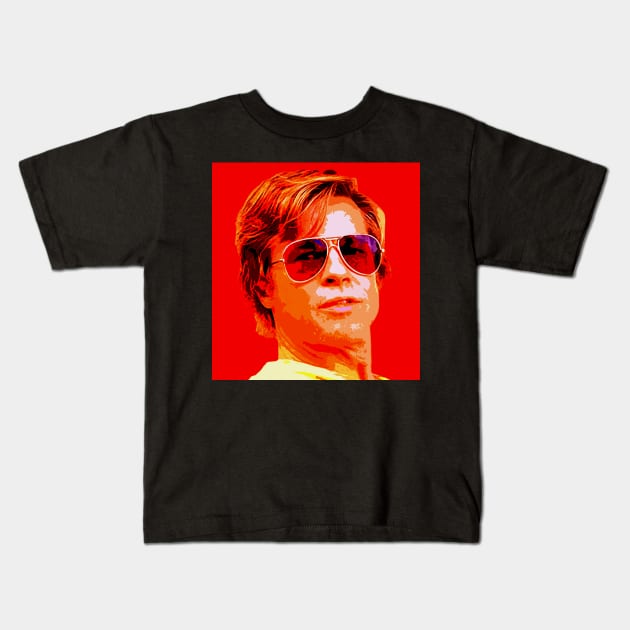 brad pitt Kids T-Shirt by oryan80